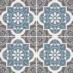Adhesif Carrelage Sol - Vendu a l'unite - FLOWERBOMB (CARRSOL021)