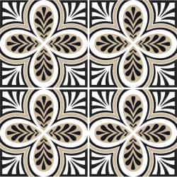 Adhesif Carrelage Sol - Vendu a l'unite - CLOVER (CARRSOL026)