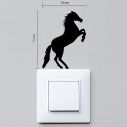 Sticker Chevaux saut haut