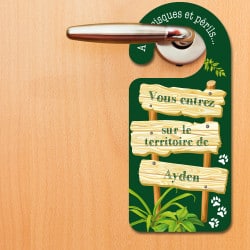 ACCROCHE PORTE PVC JUNGLE...