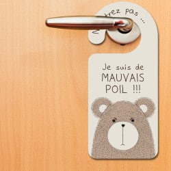 ACCROCHE PORTE PVC MAUVAIS...