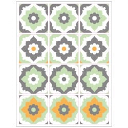 PLANCHE CARREAUX DE CIMENT LYSIS (CIM0008)