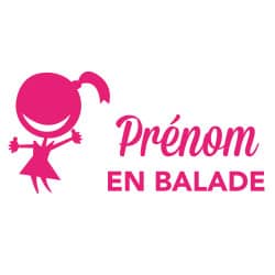 STICKER FILLE EN BALADE...