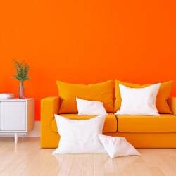 ADHESIF AU METRE ASPECT BRILLANT ORANGE