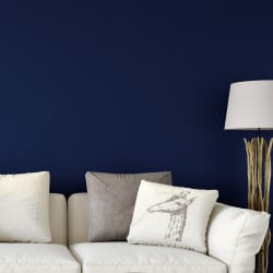ADHESIF AU METRE ASPECT BRILLANT BLEU ACIER