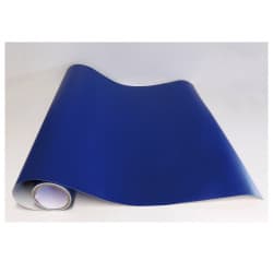 ROULEAU ADHESIF VINYLE AU METRE ASPECT MAT BLEU COBALT