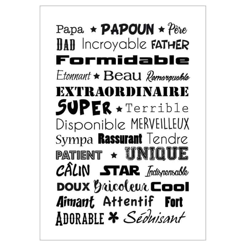 Affiche Définition beau-papa 