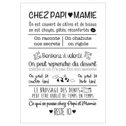STICKER CHEZ PAPI & MAMIE (E0281)