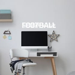 Sticker de décoration football