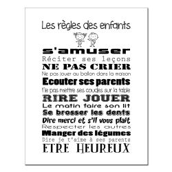 POSTER LES RÈGLES DES ENFANTS (POST0184)