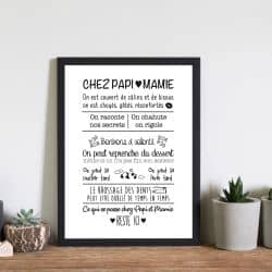 POSTER CHEZ PAPI & MAMIE (POST0186)