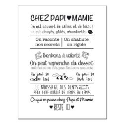 POSTER CHEZ PAPI & MAMIE (POST0186)