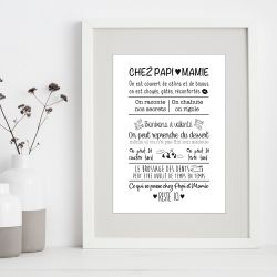 POSTER CHEZ PAPI & MAMIE (POST0186)