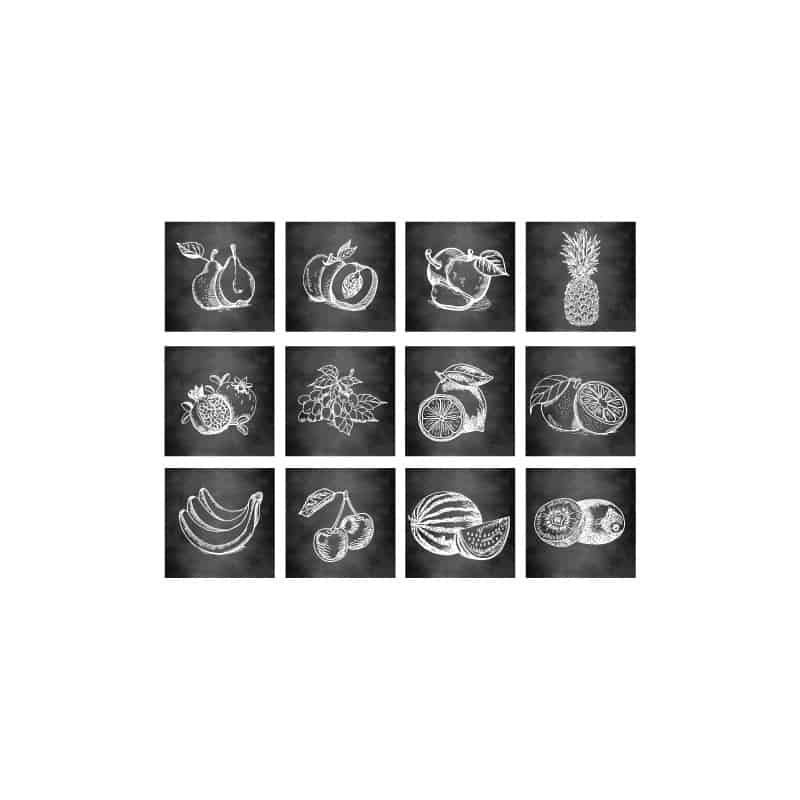 CARRELAGE STICKER MOTIF ASPECT FRUITINESS (CIM0049) CARRELAGE STICKER MOTIF ASPECT FRUITINESS (CIM0049)