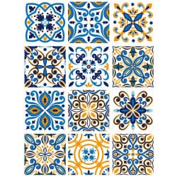 Planche carreaux de ciment Azulejo