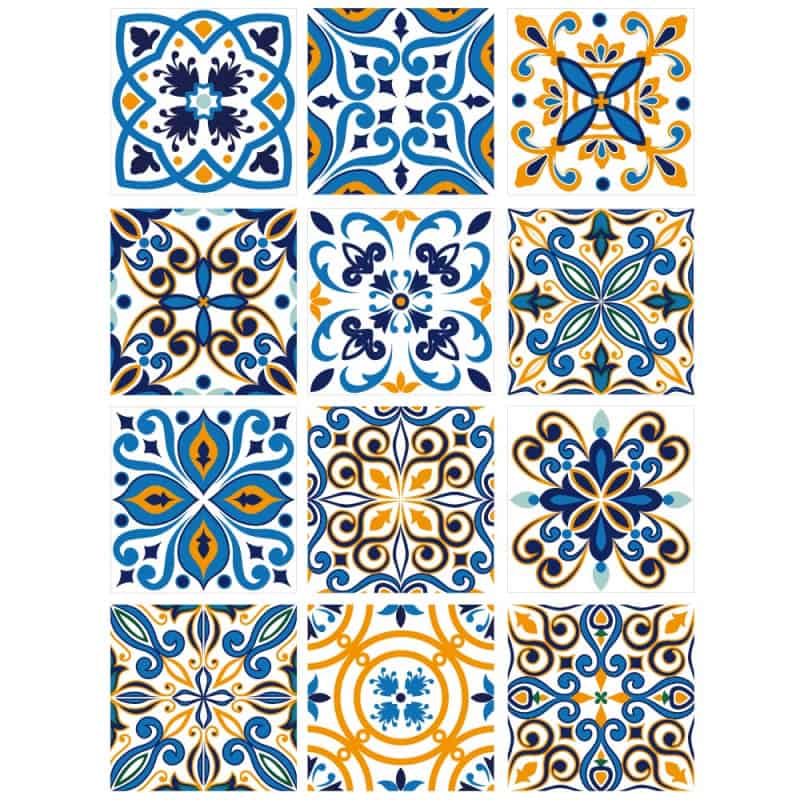 Planche carreaux de ciment Azulejo