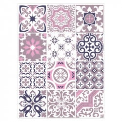 PLANCHE DE STICKERS ASPECT CARREAUX DE CIMENT PINKMONKEY (CIM0067)