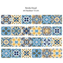 motifs azuléjo décoration escalier