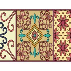 escalier déco ambiance hacienda