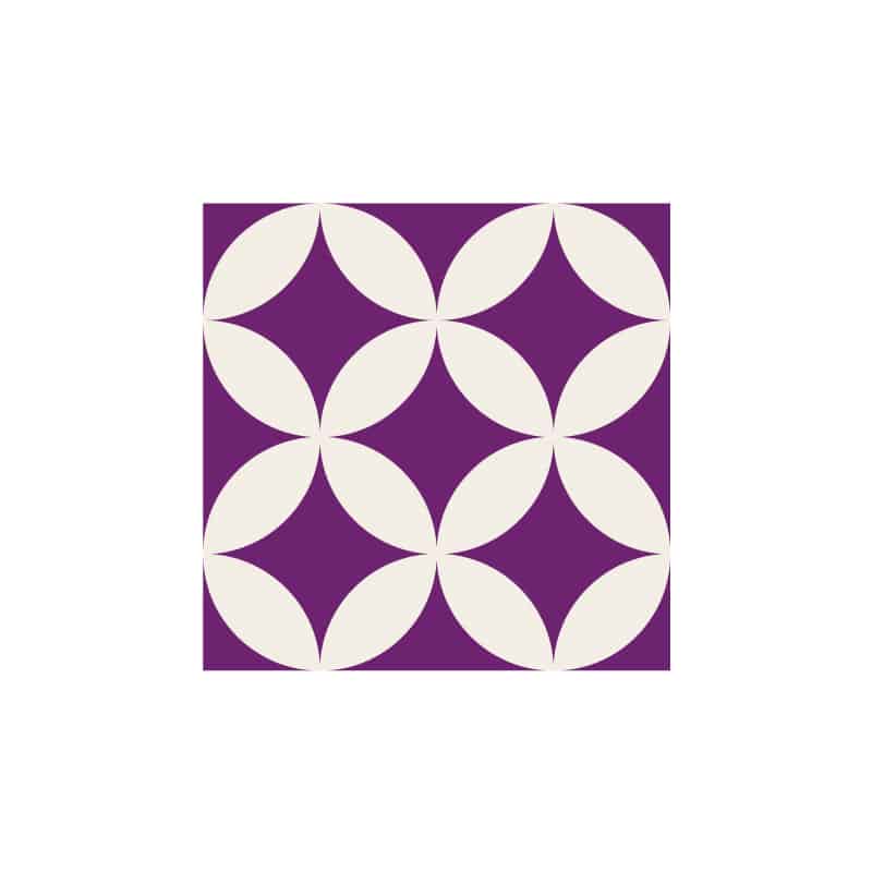 STICKERS CARREAUX DE CIMENT PURPLE (CIMENT0005)