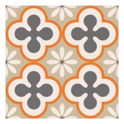 STICKERS CARREAUX DE CIMENT CLOVER (CIMENT0009)