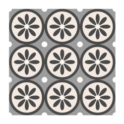 STICKERS IMITATION CARREAUX DE CIMENT DAISY (CIMENT0021)
