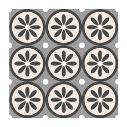 STICKERS IMITATION CARREAUX DE CIMENT DAISY (CIMENT0021)