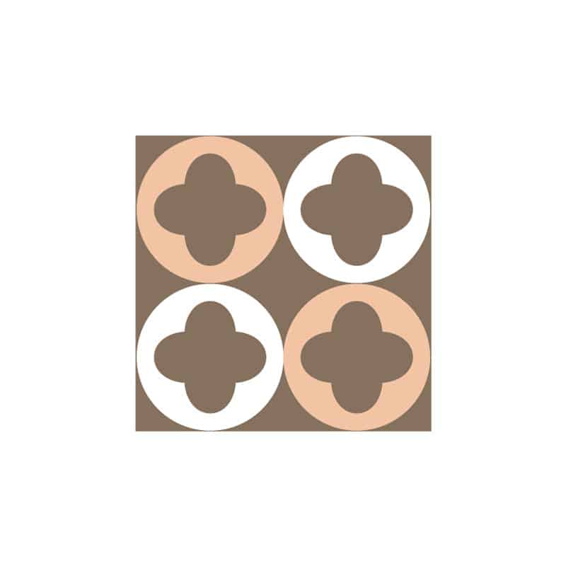 STICKERS CARREAUX DE CIMENT BROWN (CIMENT0024)