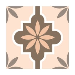 STICKERS CARREAUX DE CIMENT PINKDAISY (CIMENT0027)