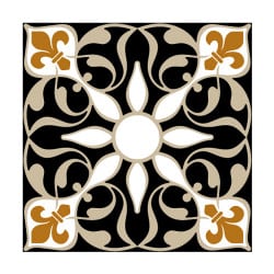 STICKERS CARREAUX DE CIMENT A L'UNITE SUNLIGHT (CIMENT0059)