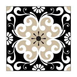 STICKERS ASPECT CARREAUX DE CIMENT HEARTBROK (CIMENT0060)