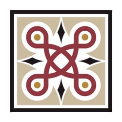 STICKERS ASPECT CARREAUX DE CIMENT LABYRINTH (CIMENT0063)