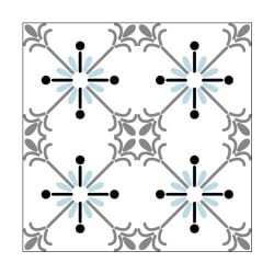 STICKERS CARREAUX DE CIMENT A L'UNITE SNOWBLUE (CIMENT0066)