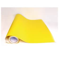 ROULEAU ADHESIF VINYLE AU METRE ASPECT MAT JAUNE CADIUM