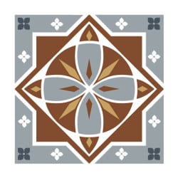 STICKERS CARREAUX DE CIMENT BLENDBROWN (CIMENT0079)