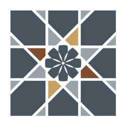 STICKERS CARREAUX DE CIMENT STRIPEBLUE (CIMENT0082)