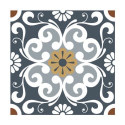 STICKERS CARREAUX DE CIMENT DROPWHITE (CIMENT0084)