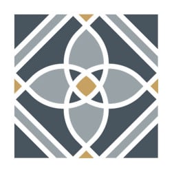 STICKERS CARREAUX DE CIMENT A L'UNITE SPEARBLUE (CIMENT0087)