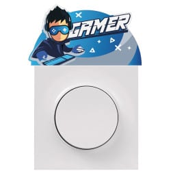 sticker gamer déco pour interrupteur