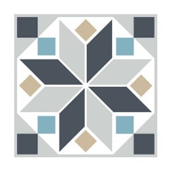 STICKER CARREAUX DE CIMENT ZOOMBLUE (CIMENT0098)