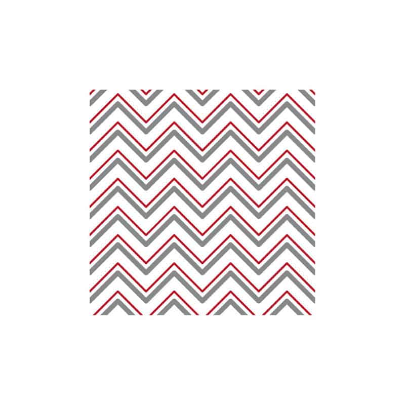 STICKERS CARREAUX DE CIMENT A L'UNITE CHEVRON GREYRED (CIMENT0107)