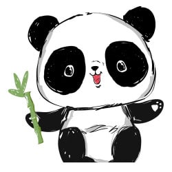sticker panda