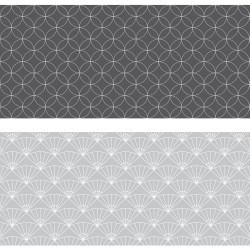 LOT DE 4 STICKER CONTREMARCHES A MOTIFS SHASI GREYBLACK (CONT0063)