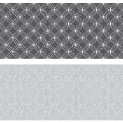 LOT DE 4 STICKER CONTREMARCHES A MOTIFS SHASI GREYBLACK (CONT0063)