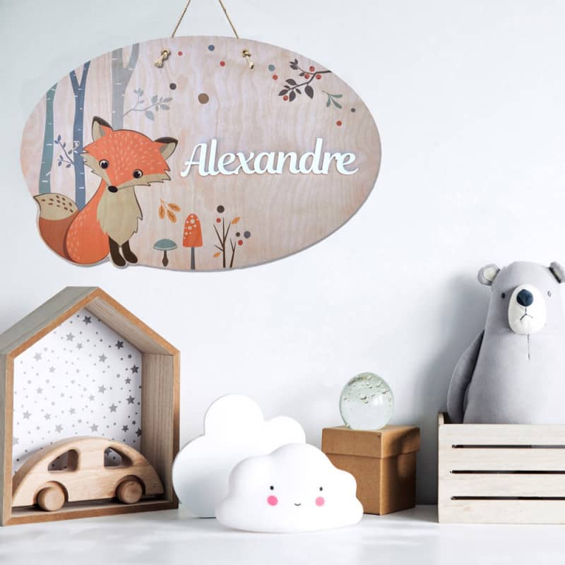 Décoration animaux de la forêt, cadre, affiche - L'univers de mon bébé