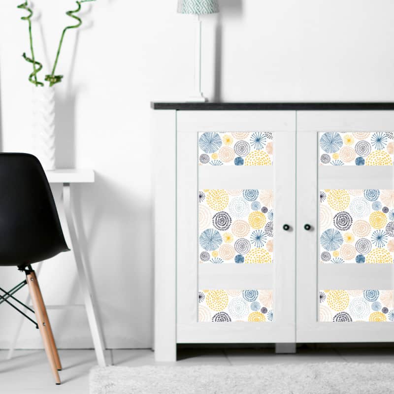 Sticker Sol Marelle Adzif.biz - Adhésif Carrelage 30x30 Cm - Décoration Enfant, Jeu Au Sol - Colle Forte