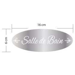 Taille plaque porte miroir