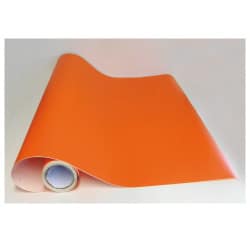 ROULEAU ADHESIF VINYLE AU METRE ASPECT MAT ORANGE