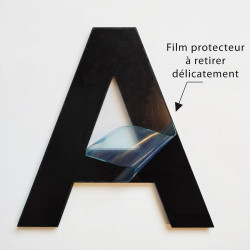 Lettrage Adhésif avec film de protection