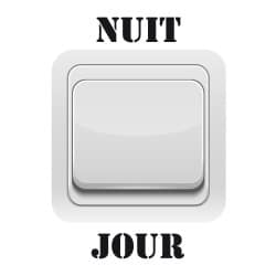 STICKER INTERRUPTEUR NUIT JOUR (INTERR003)